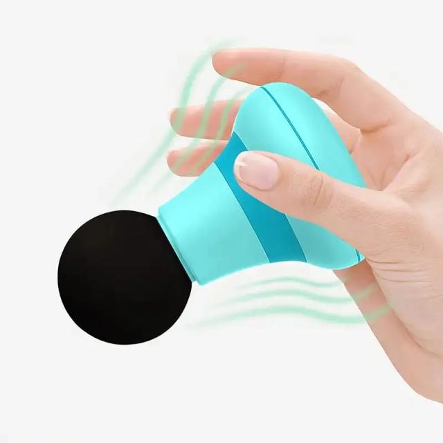 Pistola de Massagem Portátil com 6 Modos Ajustáveis para Relaxamento de Pescoço, Ombros e Costas