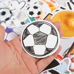Futebol Esportes Tema Adesivos para crianças, Brinquedos Graffiti, Bagagem, Skate, Favores de festa, Pinata Filler, 100 Folhas - Image 5