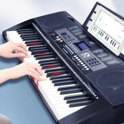 Sintetizador de teclado digital piano, piano real para crianças e adultos, controlador profissional, instrumentos eletrônicos, 61 - Image 6