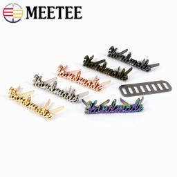 Retângulo Bag Tag Etiqueta, Artesanato Artesanal Decoração, Fivela de metal Etiquetas para Bolsa, Hardware DIY, Acessórios de costura, 10x35mm, 10Pcs - Image 4