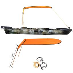 Impermeável Universal Kayak Sun Shade Toldo com saco de armazenamento Canopy para caiaques, barco, canoas, triciclos, atacado - Image 5