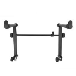 Suporte de teclado ajustável X Shaped, Suporte de teclado resistente, Rack de desempenho musical com alças de bloqueio - Image 2