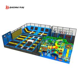 Parque infantil de trampolim profissional, treinamento físico, entretenimento comercial seguro, alta qualidade, para venda - Image 5