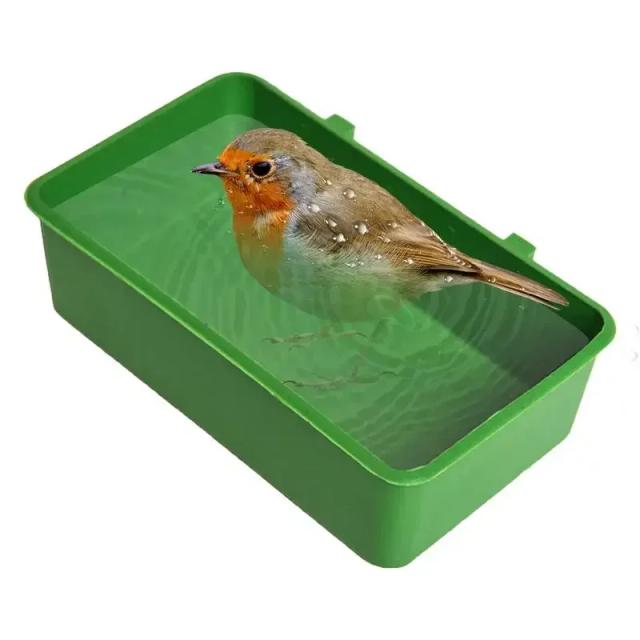 Banheira de Papagaio para Animais de Estimação: Suprimentos de Banho e Alimentação para Pássaros em Gaiolas Pequenas