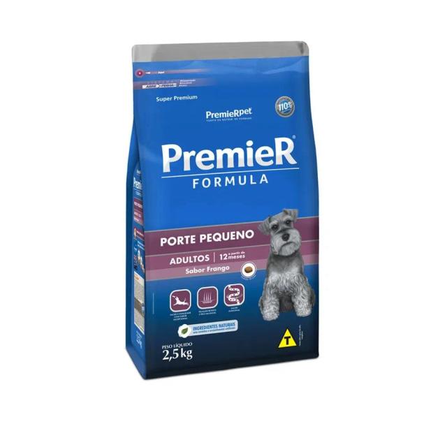 Ração PremieR Formula Premium para Cães Adultos de Porte Pequeno - 2,5kg Nutrição Balanceada e Sabor Irresistível