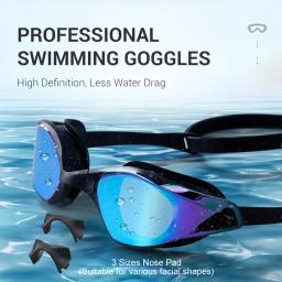 Professional Small Frame competição natação óculos para homens e mulheres, óculos de esportes aquáticos, ajustável corrida óculos, Clearance Sale - Image 1