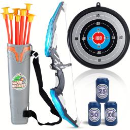 Conjunto de brinquedo de arco e flecha infantil, treinamento coordenação olho-mão, várias opções, esportes indoor e outdoor, presente de Halloween e Natal - Image 1