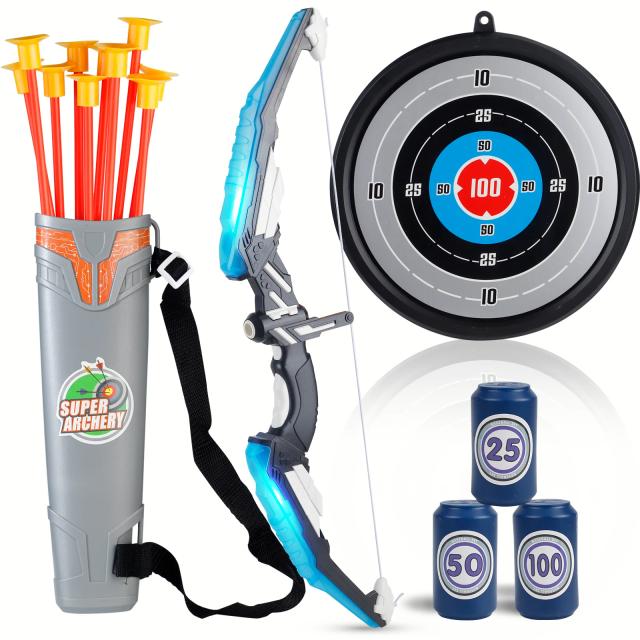 Brinquedo de Arco e Flecha Infantil para Treinamento de Coordenação - Opções para Esportes Indoor e Outdoor, Presente Ideal para Halloween e Natal