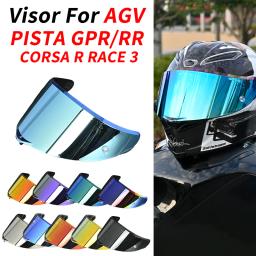 Viseira para capacete de motocicleta, para agv pista gpr gpr gpr corsa race 3, proteção uv, para-brisa, acessórios para moto - Image 1