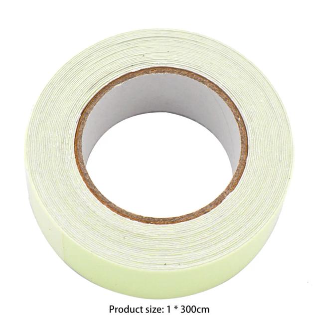 Fita Adesiva Luminosa Fluorescente para Segurança e Decoração - 3m de Iluminação Noturna e Avisos em Áreas Escuras
