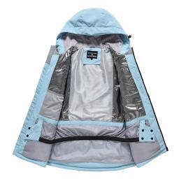 Nova moda masculina mulher inverno terno de esqui à prova de vento à prova dwindproof água snowboard jaqueta e calças roupas de neve feminino skiwear branco puro - Image 5