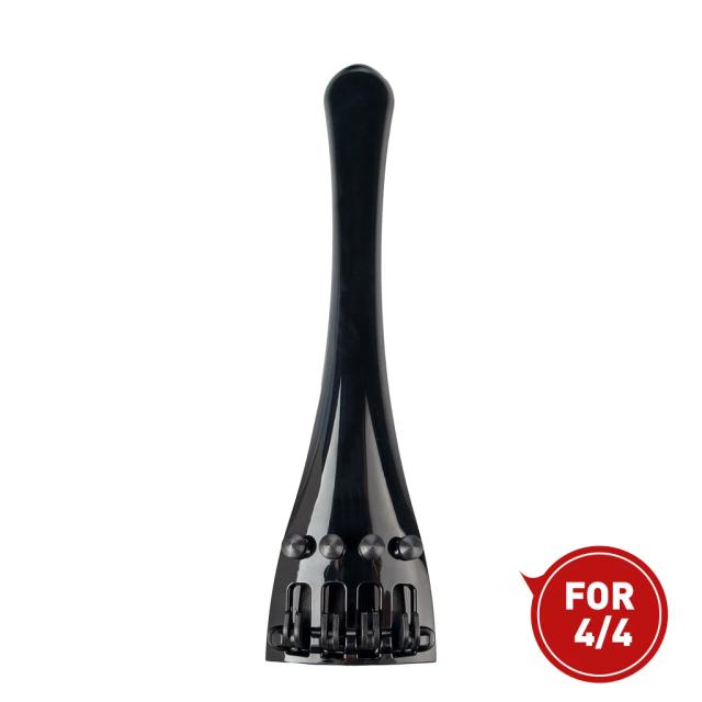 Violoncelo Akusticus Estilo Carbon Fiber com Ajustador de Cordas Profissional e Tailgut em Latão, Tamanho 4/4 Deluxe
