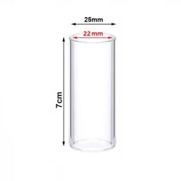Guitarra Slide Bar Finger Slides, Metal, vidro para guitarra, Ukulele, Acessórios de instrumentos de corda, claro, alto, 70mm x 25mm - Image 5