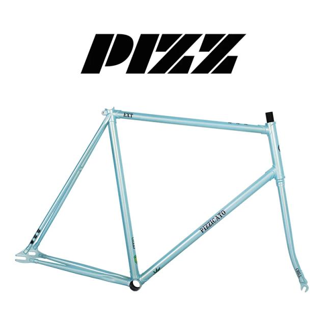 Pizz-E1 Bicicleta Retro Steel853 Engrenagem Fixa Azul