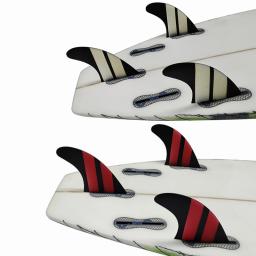 UPSURF-Barbatanas de prancha de fibra de vidro, Fishboard Thruster, abas duplas, Quilhas Surf, G3 Fin, S e Tri Fins, 2 - Image 1