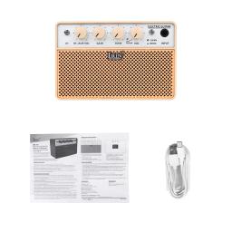 IRIN-BA-10 Mini amplificador de guitarra elétrica, 10W, Conexão Bluetooth, Bass Mini Amplificador, Prática Acessório - Image 2