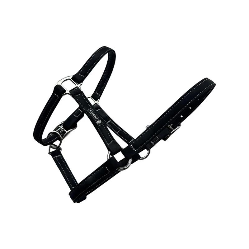 Cabeça de freio de cavalo de couro PU – Conjunto de ponteiros equestre ajustável para cavalos – Acessórios de aderência de equitação duráveis - Image 1
