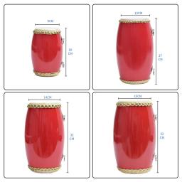 Instrumento de Percussão de Couro Chinês, Portátil, Profissional, Dança Folclórica, Brinquedo Adulto, Mão, Simples, Bateria, Chinês - Image 3