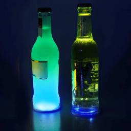 JJYY-Light Up LED Coaster, copos para bebidas, adesivos, garrafa de licor, esteira luminosa do copo, Club Bar Party, carro, casamento, decoração do vaso - Image 6