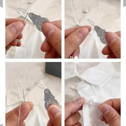 Mini Kit de Costura Portátil para Bordados, Botões e Pinos Conjunto de Caixa de Armazenamento, Costura Doméstica Multifuncional Mini Viagem - Image 5