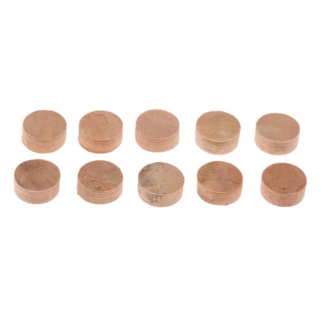 Pads de Cortiça para Chaves de Água de Instrumentos de Sopro em Latão - 10 Peças para Trombone