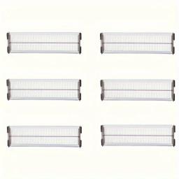 Divisores De Gaveta De Plástico Para Roupas, Organizador Para Utensílios De Cozinha, Material De Escritório, Componentes Hou, 6PCs - Image 4