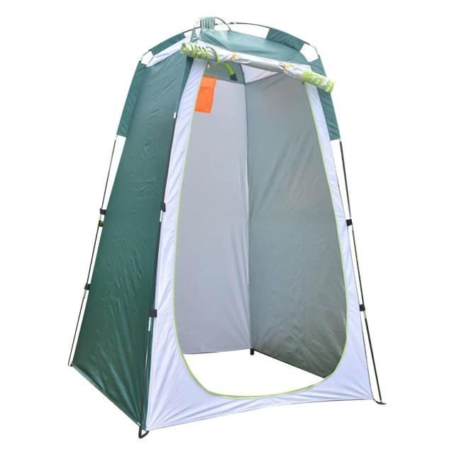 Tenda de Banho Portátil e Impermeável para Camping e Caminhadas, Estrutura Vestível com Descanso para Praia