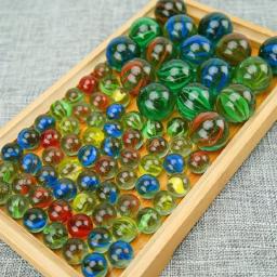 Children's Game Machine Checkers, Yoyo Balls, Contas de Vidro Coloridas, Decoração do Tanque de Peixes, Pinballs, 30Pcs, 1,4 cm - Image 4