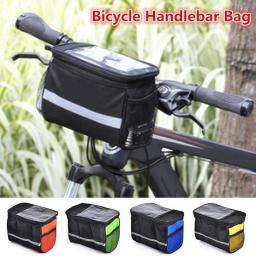 Saco portátil do guiador dianteiro da bicicleta, Sacos do ciclismo ao ar livre, Acessórios da bicicleta - Image 1