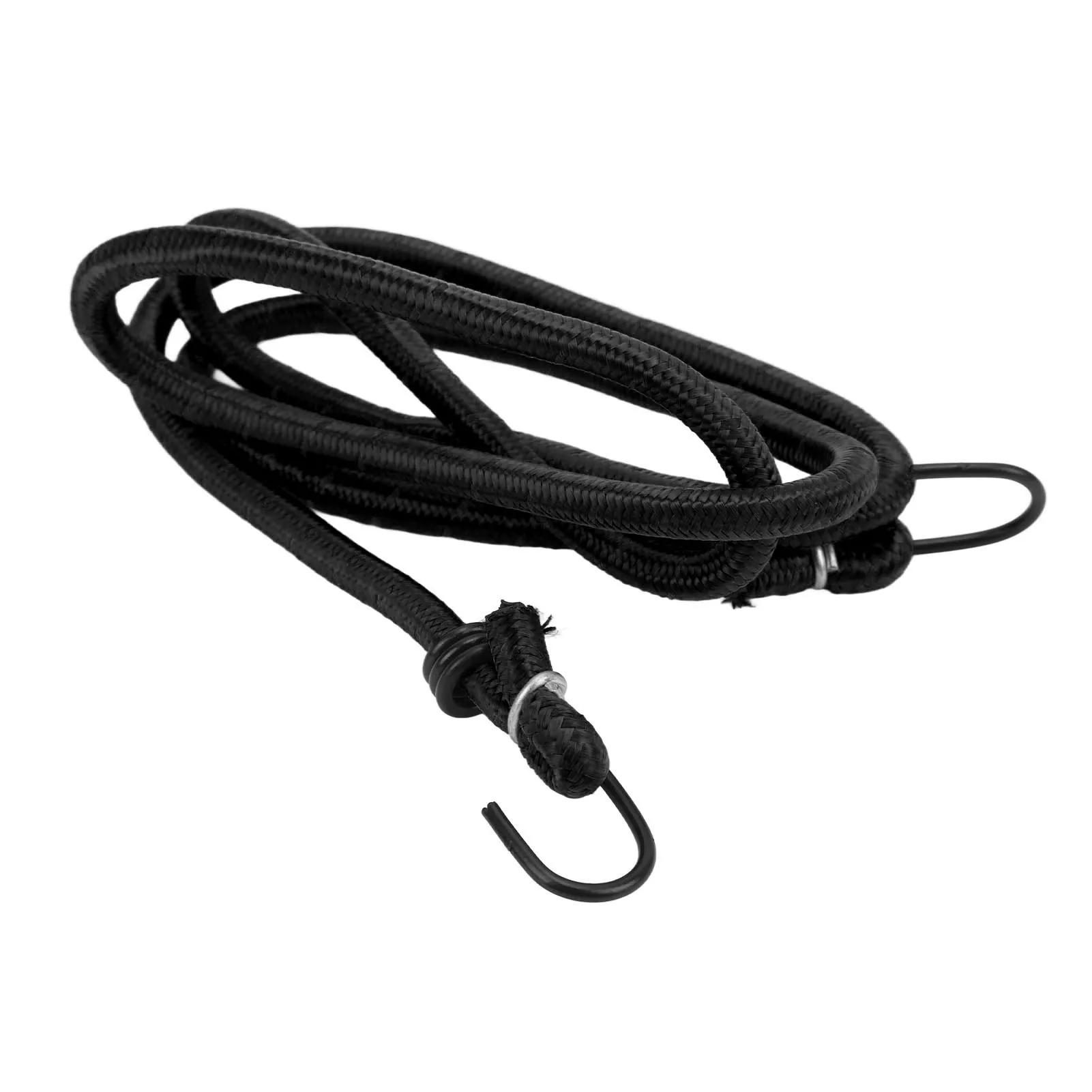 Cabos elásticos com ganchos Cabos Bungie de borracha Correias para bicicleta Suporte de bagagem Correias de acampamento - Image 1