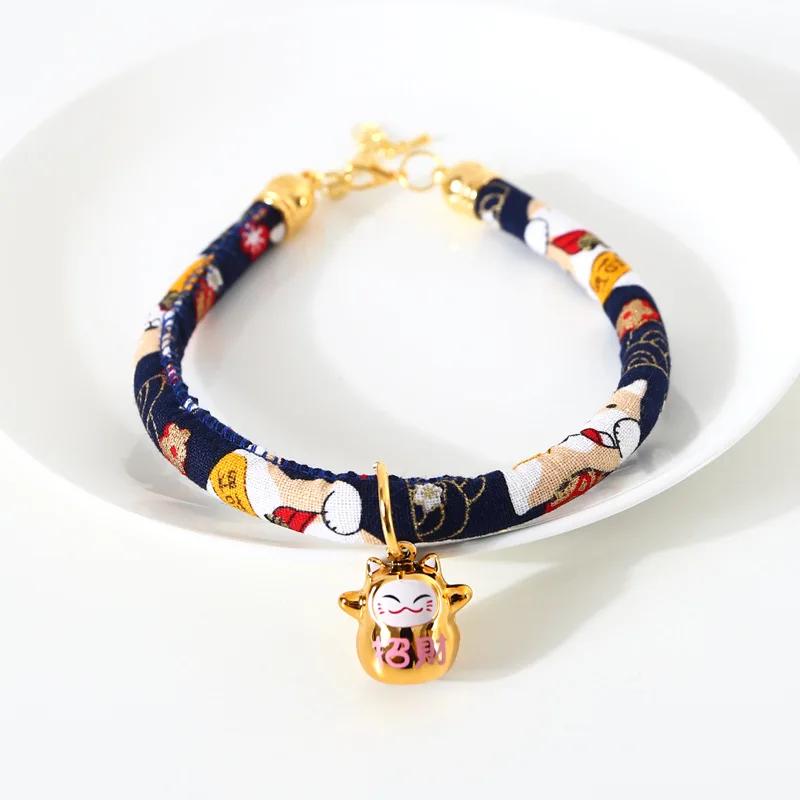Coleira com sino para gatos e animais de estimação, acessório para gatos, pequeno, renda, guizo, acessórios - Image 1