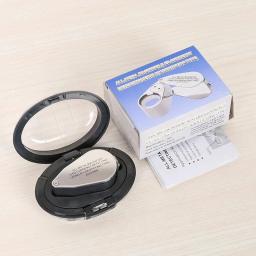 Lupa de olho dobrável, lupa de metal portátil, lente óptica para moedas e selos, 10X-40X - Image 5