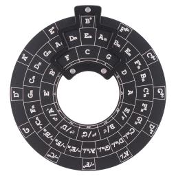 Círculo de Fifths Guitarra Chord Roda, Ferramenta De Melodia De Madeira, Instrumentos Musicais e Acessórios para Músicos - Image 2