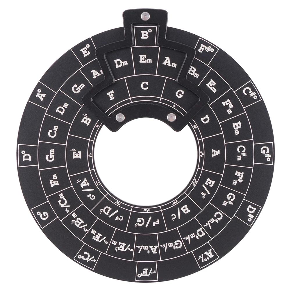 Círculo de Fifths Guitarra Chord Roda, Ferramenta De Melodia De Madeira, Instrumentos Musicais e Acessórios para Músicos - Image 1