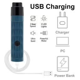 Novo cão elétrico cortador de unhas clippers pet garras moedores ferramentas com luz led gato patas unhas grooming trimmer limpeza suprimentos - Image 4