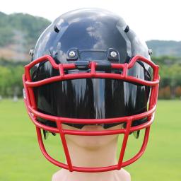 Homem morcego capacete de futebol americano viseira com clipes olho escudo viseiras para jovens e adultos - Image 3
