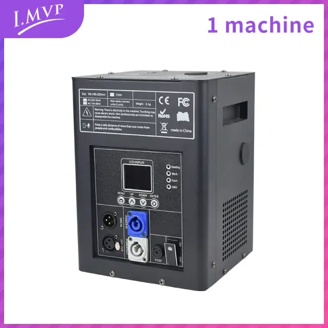 Máquina de Fogos de Artifício Sem Fio 750W com Controle DMX para Casamentos e Eventos Espetaculares