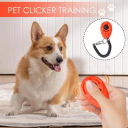 Clicker com alça de pulso para treinamento Pet, Ferramentas de treinamento do cão, Pet Corrector, Comportamento Aids, Cat Training - Image 3
