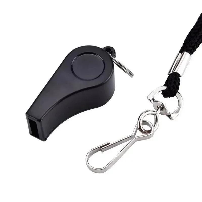 Preto Árbitro Apito Apito, Adequado para Jogos de Basquetebol e Voleibol, Viagens ao ar livre, Caminhadas, Novo - Image 1