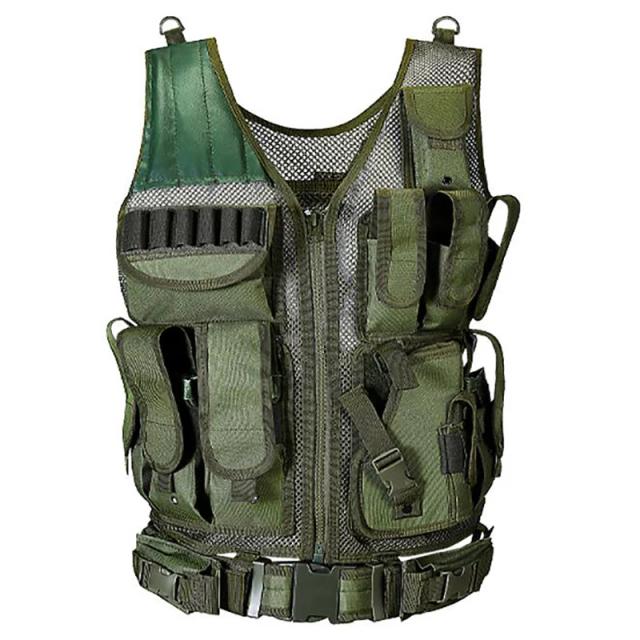 Equipamento de Treinamento Policial ao Ar Livre: Colete Protetor Molle para Paintball e Caça