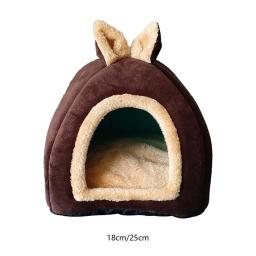 Cama de cobaia com almofada removível, Cute Pet House, Cama animal pequena - Image 1