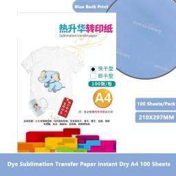 Papel De Transferência Térmica A4, Papel De Sublimação E Secagem Rápida, Impressão De T-shirt E Papel De Transferência De Calor, 100 Folhas - Image 6