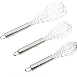 8. 10. 12 polegadas 6-8 fio manual batedor de ovos de aço inoxidável, misturador manual de ovos, cozinha cozimento ferramenta - Image 1