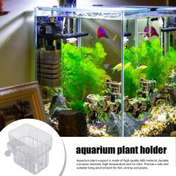 Suporte De Planta De Aquário Com Gancho, Pote De Tanque De Peixes, Copa De Planta Aquática, Pote Para Decorações - Image 5