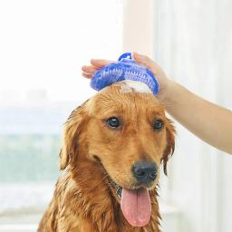 Escova De Limpeza De Borracha Macia Para Animais De Estimação, Luvas De Massagem De Banho, Pente De Cachorro, Removedor De Cabelo, Ferramenta De Higiene, Suprimentos De Lavagem - Image 5