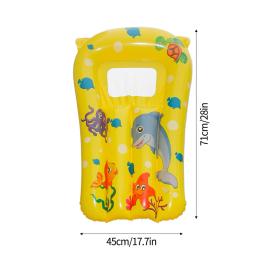 Prancha flutuante inflável infantil, colchão de natação em PVC, espessamento Blow Up Lounge Chair, à prova de vazamento para crianças - Image 6