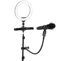 Iron Desk Mic Stand, Prateleiras de mangueira universal, Heavy Duty Braçadeira de mesa, Suporte para microfone, Suporte para microfone - Image 4
