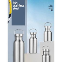 350ml-750ml esportes garrafas de água 304 aço inoxidável à prova de vazamento jarro de água para fitness atividades ao ar livre dropship - Image 3
