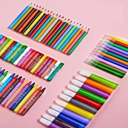 Pintura infantil conjunto completo de pincéis, ferramentas de arte, conjunto de caixa de presente, desenvolvimento de crianças, criação de desenhar interesses, materiais de arte - Image 5
