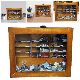 Mini Estante Biblioteca Em Miniatura, Agite Seu Armário De Exibição De Livro De Ansiedade, Decoração Estante, Presente De Decoração De Casa - Image 3